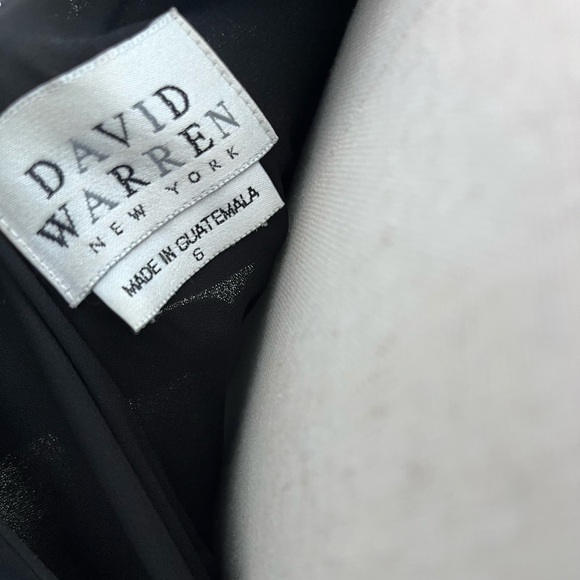 David Warren New York Black Floral Dress - Picture 5 of 6